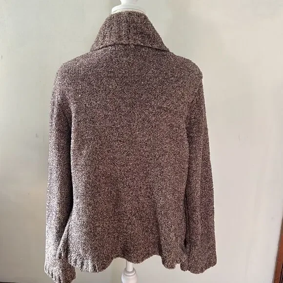Mercer & Madison brown long sleeve open cardigan with one button Size L - Picture 7 of 8